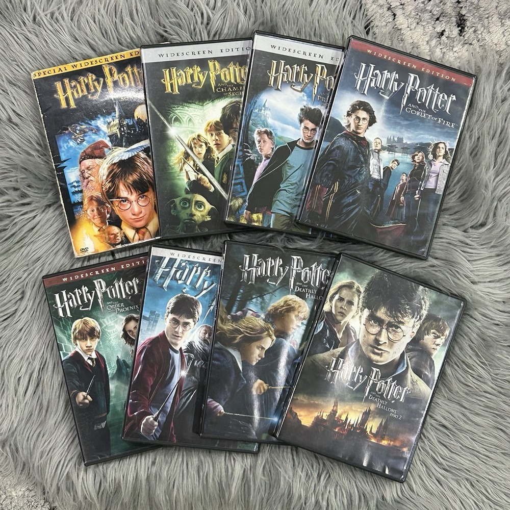 Harry Potter Complete Series 1-8 Film Collection Set (DVD)